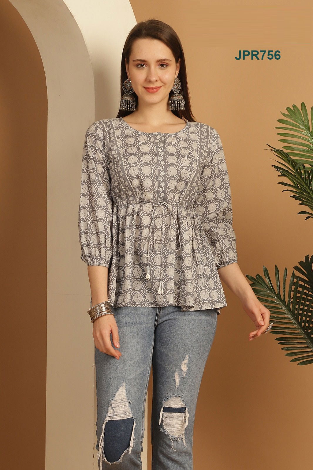 Melody By Trendy Summer Special Cotton Printed Tops Wholesalers In Delhi
